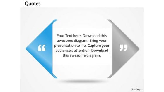 Business Cycle Diagram Quotation Slide For Ppt Presentations Mba Models And Frameworks