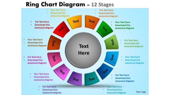 Business Cycle Diagram Ring Chart Process Strategic Management