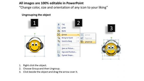 Business Cycle Diagram Singing Smiley Emoticon Strategy Diagram