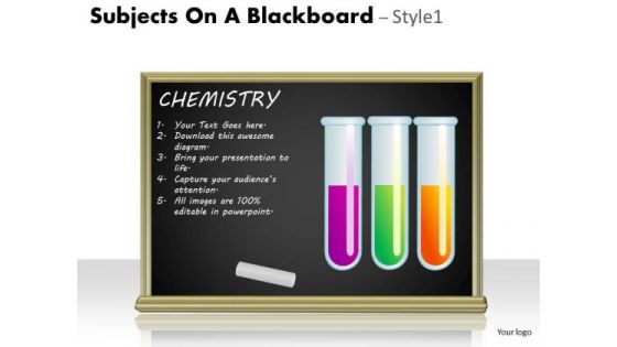 Business Cycle Diagram Subjects On A Blackboard Strategic Management