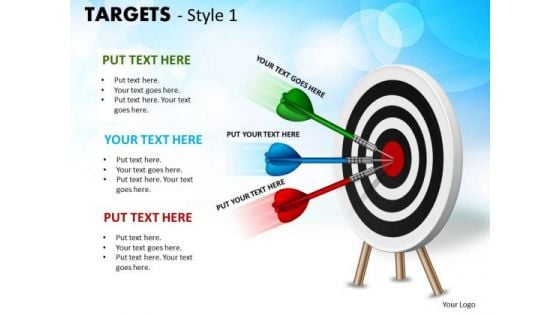 Business Cycle Diagram Targets Style 1 Strategy Diagram