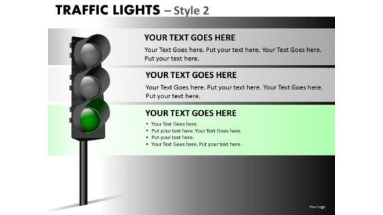 Business Cycle Diagram Traffic Lights Sales Diagram