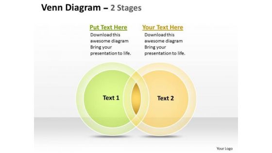 Business Cycle Diagram Venn Diagram Stages 2 Sales Diagram