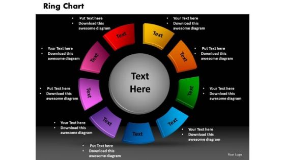 Business Cycle Process PowerPoint Templates Sales Ring Chart Ppt Slides