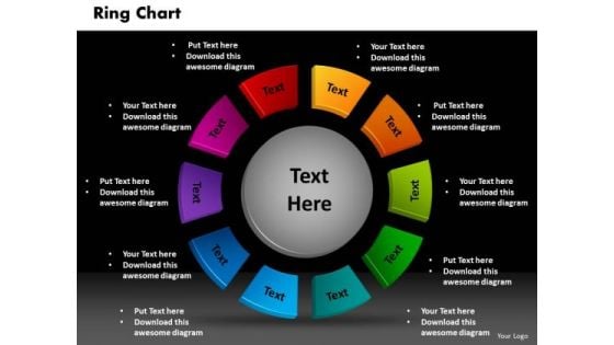 Business Cycle Process PowerPoint Templates Success Ring Chart Ppt Slides