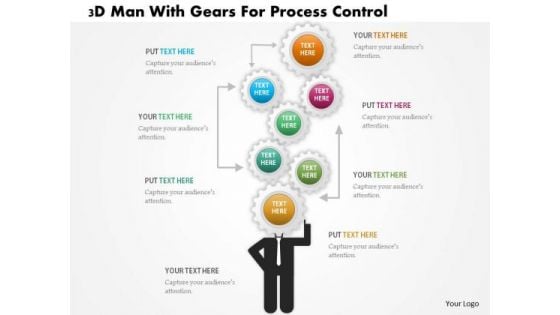 Business Daigram 3d Man With Gears For Process Control Presentation Templets Business Daigram 3d Man With Gears For Process Control Presentation Templets