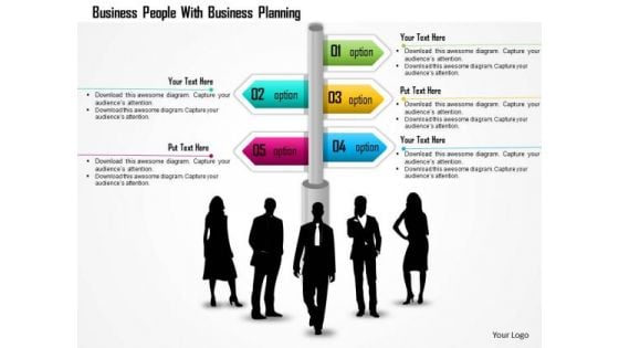 Business Daigram Business People With Business Planning Presentation Templets