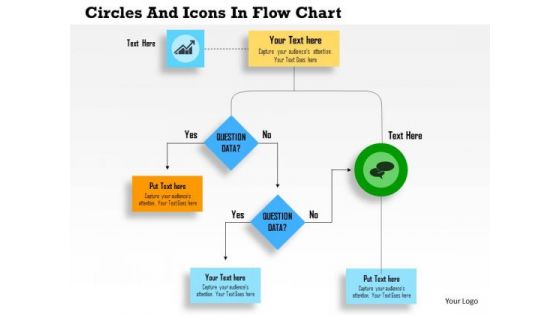 Business Daigram Circles And Icons In Flow Chart Presentation Templets