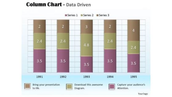 Business Data Analysis Chart For Project PowerPoint Templates