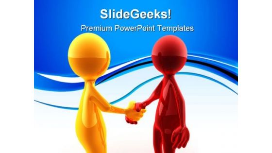 Business Deal Handshake PowerPoint Templates And PowerPoint Backgrounds 0811