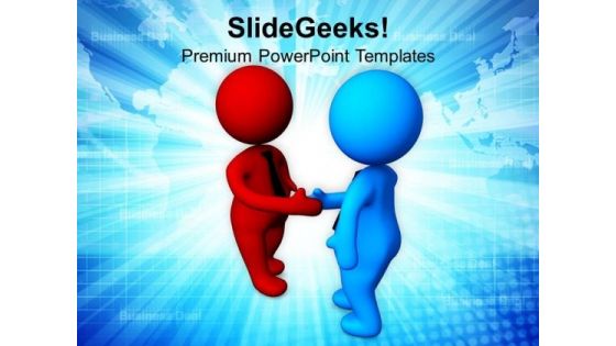 Business Depends On Good Client Relation PowerPoint Templates Ppt Backgrounds For Slides 0613