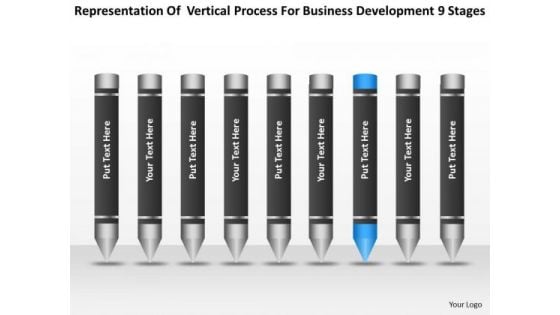 Business Development 9 Stages Ppt Nonprofit Plan Template PowerPoint Templates