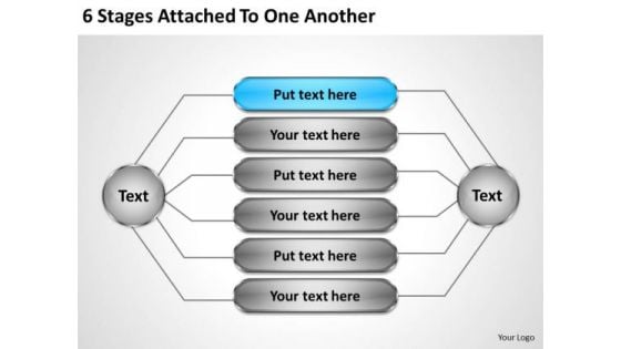 Business Development Strategy 6 Stages Attached To One Another It