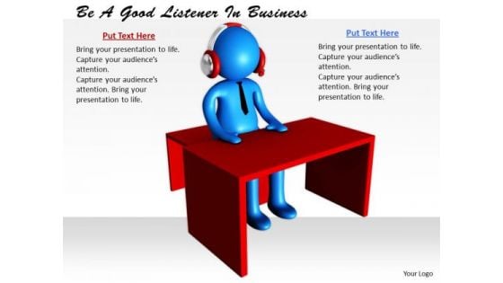 Business Development Strategy Be Good Listener 3d Characters