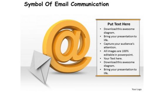 Business Development Strategy Symbol Of Email Communication Icons Images