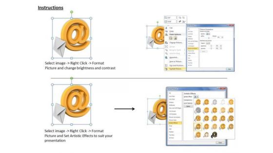 Business Development Strategy Symbol Of Email Communication Icons Images