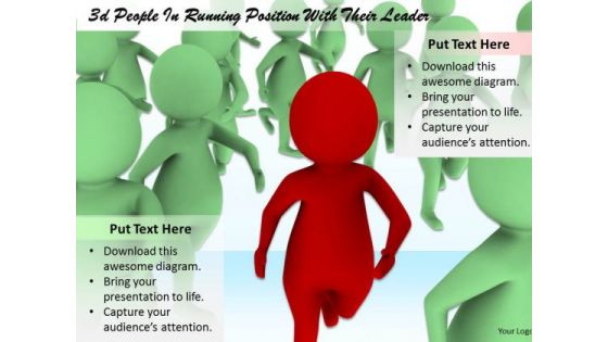 Business Development Strategy Template 3d Leader Running Ahead Of Crowd Concepts Business Development Strategy Template 3d Leader Running Ahead Of Crowd Concepts