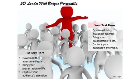 Business Development Strategy Template 3d Leader With Unique Personality Concepts Business Development Strategy Template 3d Leader With Unique Personality Concepts