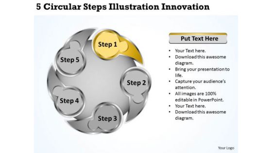 Business Development Strategy Template Illustration Innovation Developing