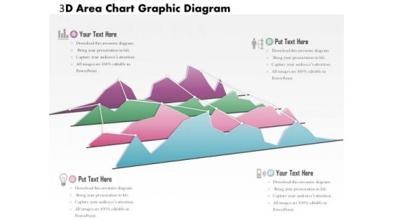 Business Diagram 3d Area Chart Graphic Diagram PowerPoint Ppt Presentation