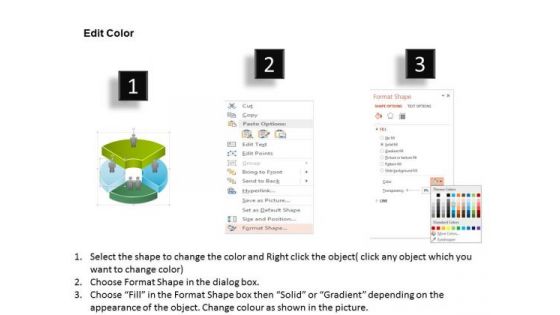 Business Diagram 3d Icons Of Business Process Diagram PowerPoint Ppt Presentation