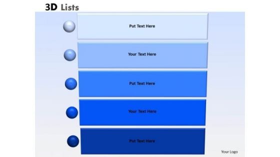 Business Diagram 3d List Graphics Consulting Diagram