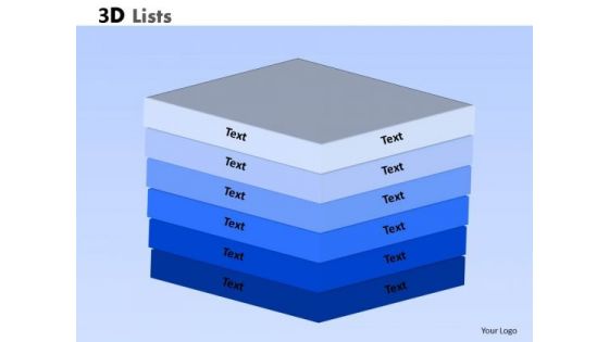 Business Diagram 3d Lists PowerPoint Slides And Sales Diagram Business Diagram 3d Lists PowerPoint Slides And Sales Diagram