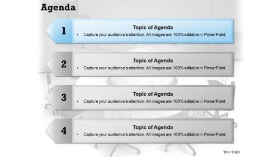 Business Diagram Agenda Business Finance Strategy Development