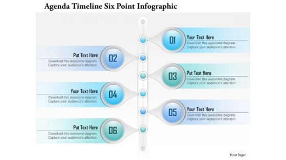 Business Diagram Agenda Timeline Six Point Infographict Presentation Template Business Diagram Agenda Timeline Six Point Infographict Presentation Template