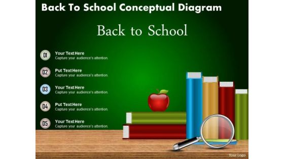 Business Diagram Back To School Conceptual Diagram PowerPoint Ppt Presentation