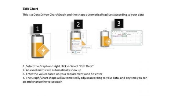 Business Diagram Battery Icon With Power Icons Energy Technology PowerPoint Slide