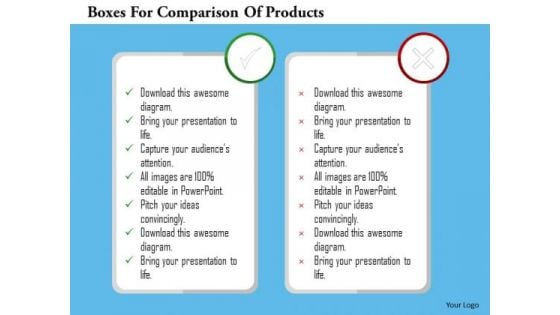 Business Diagram Boxes For Comparison Of Products PowerPoint Templates Business Diagram Boxes For Comparison Of Products PowerPoint Templates