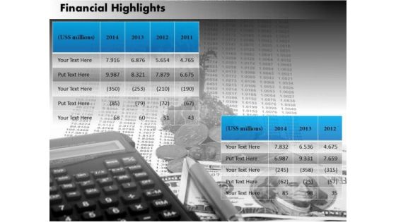 Business Diagram Business Equipments For Financial Calculation Mba Models And Frameworks