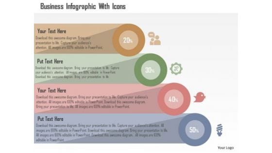 Business Diagram Business Infographic With Icons PowerPoint Templates