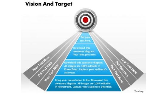 Business Diagram Business Vision And Goals Business Cycle Diagram