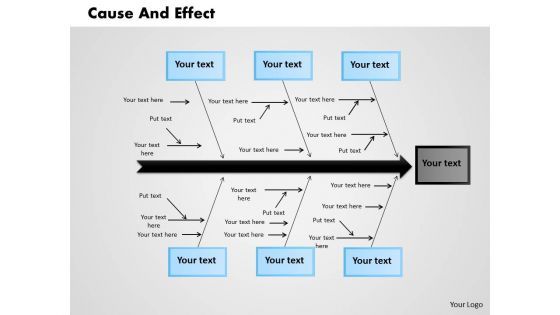 Business Diagram Cause And Effect PowerPoint Ppt Presentation