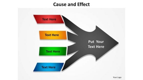 Business Diagram Cause And Effect PowerPoint Slides 5 Marketing Diagram