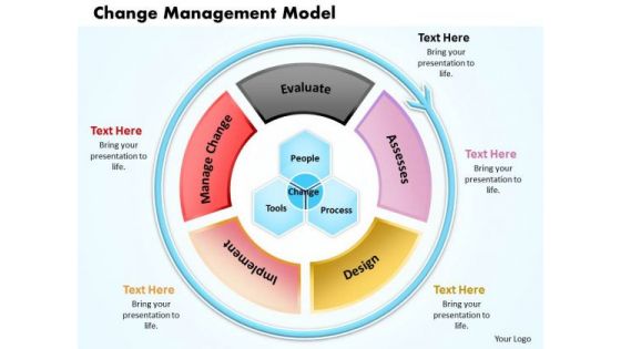 Business Diagram Change Management Model PowerPoint Ppt Presentation