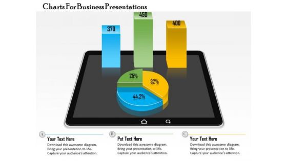 Business Diagram Charts For Business Presentations Presentation Template