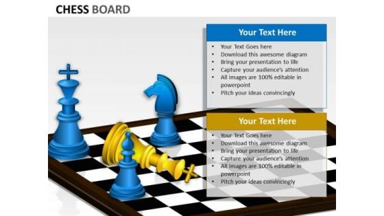 Business Diagram Chess Board Business Diagram