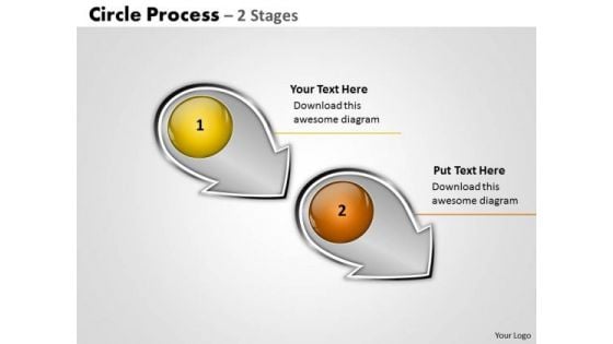 Business Diagram Circle Arrow Process