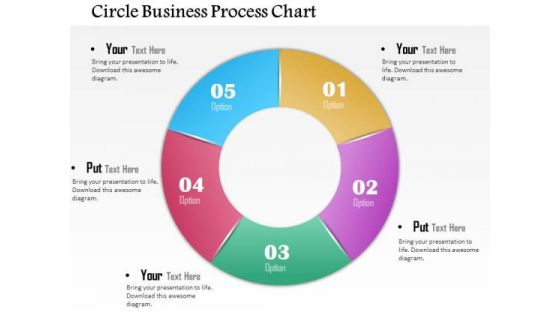 Business Diagram Circle Business Process Chart Presentation Template