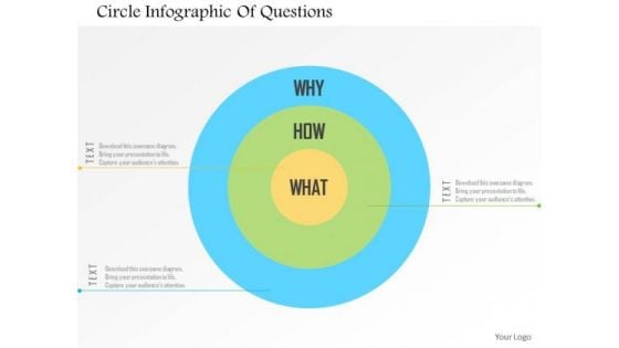 Business Diagram Circle Infographic Of Questions Presentation Template