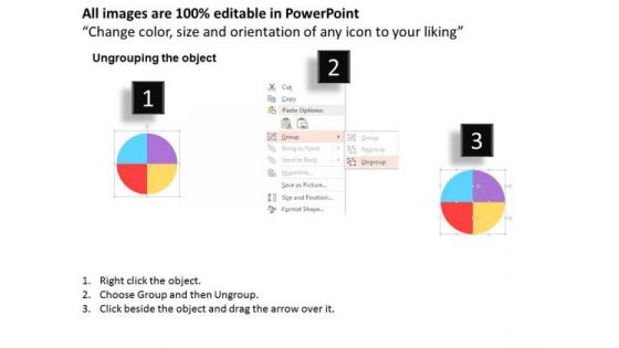 Business Diagram Circle With Icons For Marketing Information System Presentation Template