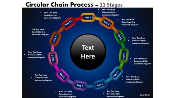 Business Diagram Circular Chain Flowchart Process Diagram 11 Stages Sales Diagram Business Diagram Circular Chain Flowchart Process Diagram 11 Stages Sales Diagram
