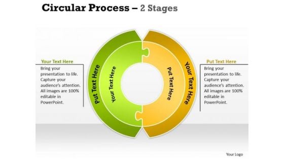 Business Diagram Circular Process 2 Stages Mba Models And Frameworks