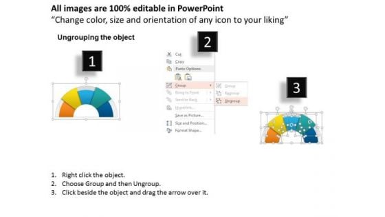 Business Diagram Communication Icons In Semi Circle Presentation Template