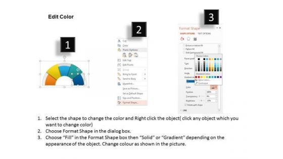 Business Diagram Communication Icons In Semi Circle Presentation Template