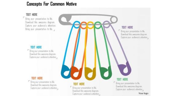 Business Diagram Concepts For Common Motive Presentation Template