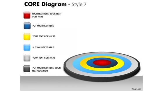 Business Diagram Core Diagram For Strategy Consulting Diagram